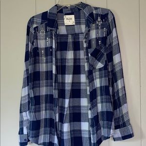 Navy Flannel